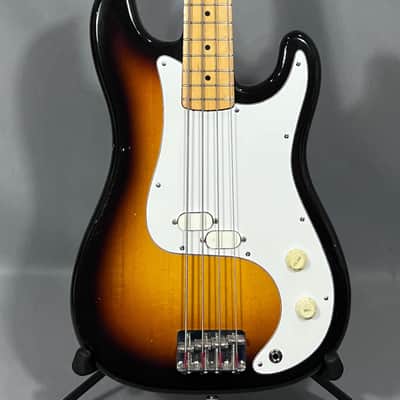'80's Squier Bullet Bass B-34 3-Color Sunburst image 2