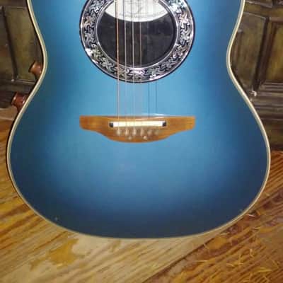 1982 Ovation Collectors Series Blueburst First Year of Collectors #138 & Original case image 2