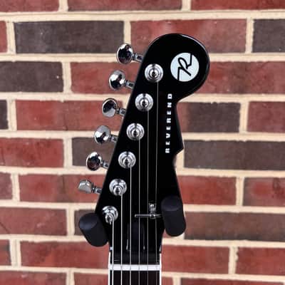 Reverend Reeves Gabrels Signature Model, Satin Orange Flame Maple, Roasted Maple Neck, Ebony FB image 5