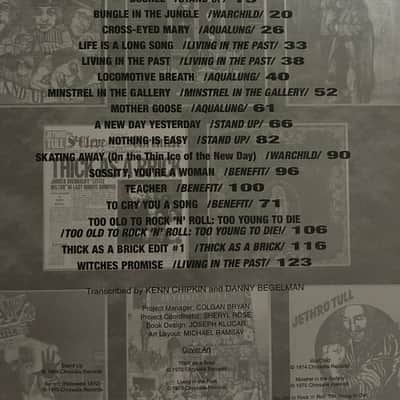 Jethro Tull - Guitar Anthology - Guitar Tab / Tablature Book image 3