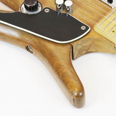 1968 Bunker Hell-Bender Wild Hippie Glam Rock Vintage Electric Guitar Walnut Crazy Pickups image 5