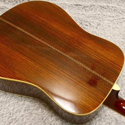 1977 made MILES 2000 D-25 Solid top Vintage Acoustic Guitar Made in Japan image 13