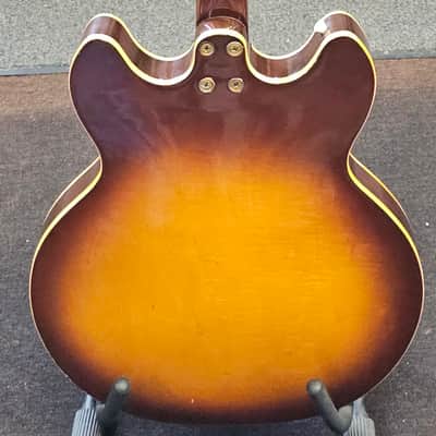 Harmony H-71 Semi Hollow Body Electric Guitar with Original Case image 8