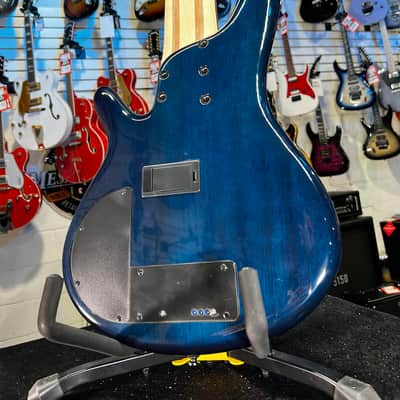 Ibanez Bass Workshop SRAS7 Ashula 7-string Bass Guitar - Cosmic Blue Starburst Shipping Authorized Dealer! 474 GET PLEK’D! image 9