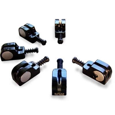 Babicz Full Contact Hardware Strat Saddle Kit Black image 2