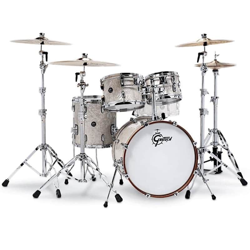 Gretsch Renown Vintage Pearl Nitron Drum Set - 20,10,12,14 - RN2-E604-VP image 1