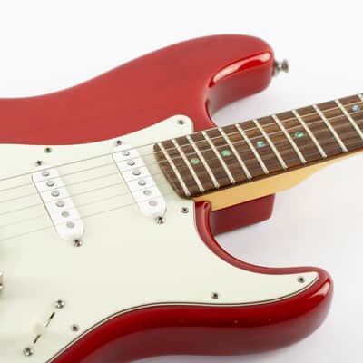 Fender American Deluxe Stratocaster 2008 Trans Red image 18