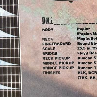 1995 Jackson USA Ontario Custom Shop Dinky Select DK1 1st Year Issue Hardshell Molded Case Collector Condition STUNNING image 23