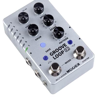 MOOER MLP 2 X2 Groove Loop Drum Machine and Looper Effektpedal image 6