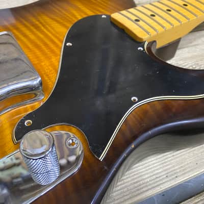 General vintage Tone Custom Tele Esquire pickguard 5 ply construction black parchment Black 5 ply image 1