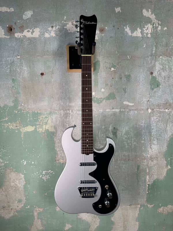 Silvertone 1449 Reissue Red Sparkle Burst | Reverb