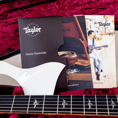 2023 Taylor Custom Grand Auditorium Acoustic Electric Guitar Trans Black w/ Lutz Spruce + Flame Maple image 18