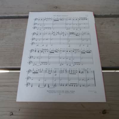 Vintage 1940 Gibson Mastertone System for Steel Guitar "Hilo March" Sheet Music! image 3