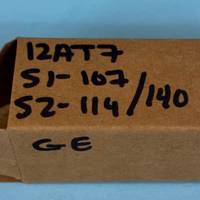 1959 General Electric 12AT7 ECC81 Vintage Short Gray Plate D Getter Tube! T394 image 5