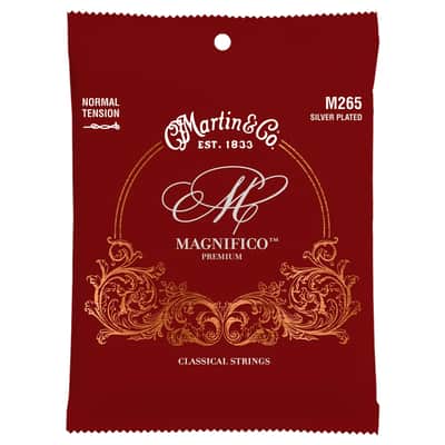 M265 CLASSICAL MAGNIFICO Premium 80/20 Bronze Silverplated à boucle Tirant Normal Martin Strings image 3
