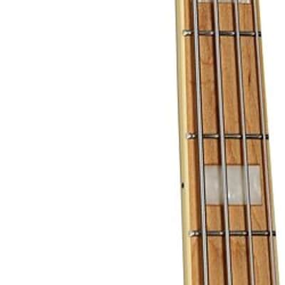 Squier Classic Vibe Active '70s Jazz Electric Bass, Maple Fingerboard, Black Pickguard, Mocha image 7