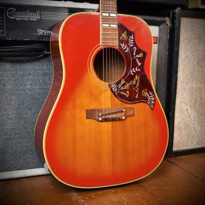 Gibson Hummingbird Cherry Sunburst 1968 image 7
