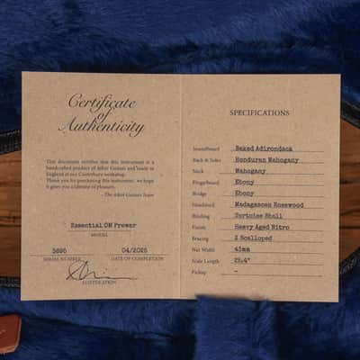 Atkin Essential OM Pre-War Baked Adirondack/Mahogany Aged Natural (Serial #3695) image 10