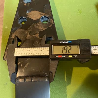 Modulus Quantum 5 Graphite Bass Guitar Neck, Q5, Fretless 1991 image 15