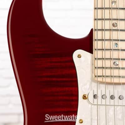 Fender Richie Kotzen Stratocaster Electric Guitar - Transparent Red Burst (StratRKTRBd1) image 4