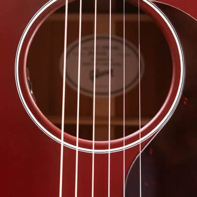 Gibson J-45 Special Acoustic/Electric Guitar - Satin Wine Red with Gig Bag image 12