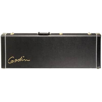 Godin A12 12-string – Black HG (048588), Godin V1095 MultiAc Case Bundle image 5