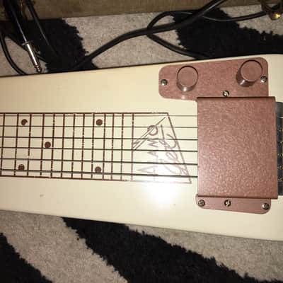 Alamo Jet Lap Steel Guitar 50's Cream image 4