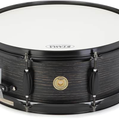 Tama Woodworks Snare Drum - 5.5 x 14-inch - Black Oak Wrap image 1