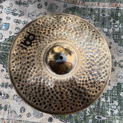 Meinl 15" Pure Alloy Custom Medium Thin Hi-Hat Cymbal (Pair) 2020 - Present - Traditional image 2