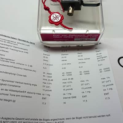 EMT TSD15 vdH van den Hul diamond tip - in the original box with all documents image 7