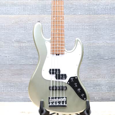 Sadowsky MetroExpress 21-Fret Hybrid P/J 5-String Solid Champagne Metallic w/Bag image 1