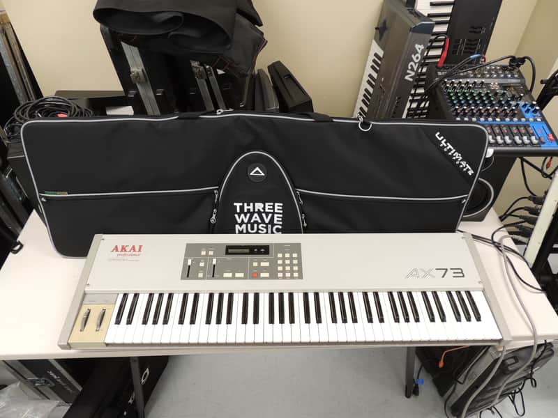 Akai AX-73 - 6 Voice Analog Synthesizer with gig bag [Three Wave Music] image 1