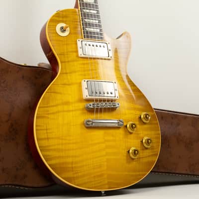 2021 Gibson Custom '59 reissue Les Paul Standard, Golden Poppy Burst image 2
