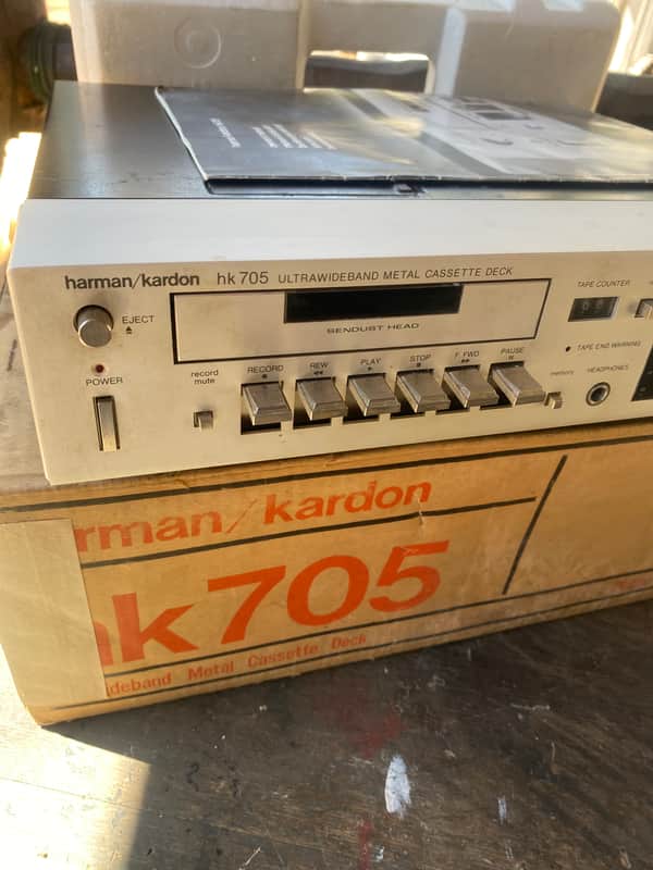 Harman Kardon HK705 cassette deck with box