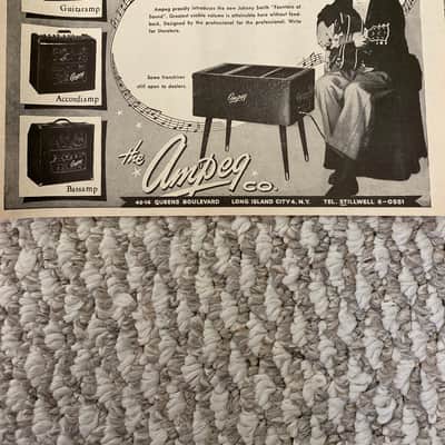 Ampeg  JS 35 Johnny Smith fountain of sound 1958 Blue image 12