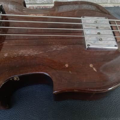 Vintage 1969 Gibson EB-1 Violin Body Bass Guitar w/ Original Hardshell Case, Extension Rod! image 6