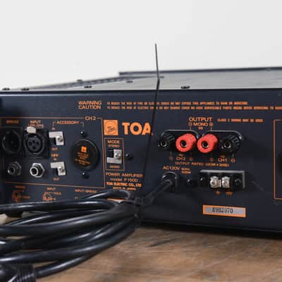 TOA P150D 2-Channel Power Amplifier (church owned) CG00NYQ | Reverb