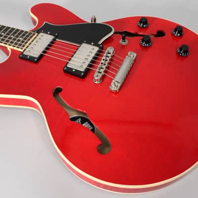 2018 Heritage H-535 Trans Red Semi-Hollow w/OHSC image 7