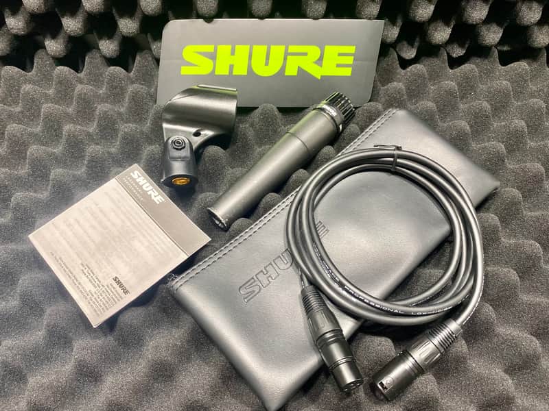 Shure SM57 Cardioid Dynamic Microphone w/XLR | Reverb