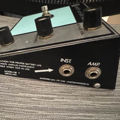 Maestro Octave Box 1971 - Blue / Black image 3