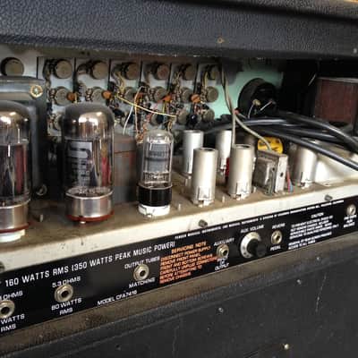 1970s Fender 160 PS Vocal Amplifier TUBE PA HEAD image 6