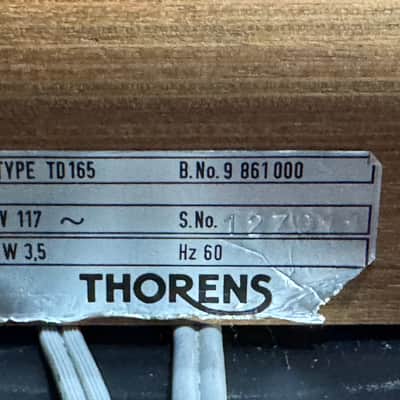 Thorens TD-165 Belt Drive Turntable VERY CLEAN • TESTED • ORIGINAL CONDITION image 17