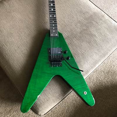 Esp  Logan mader custom shop  1996 Green V image 1