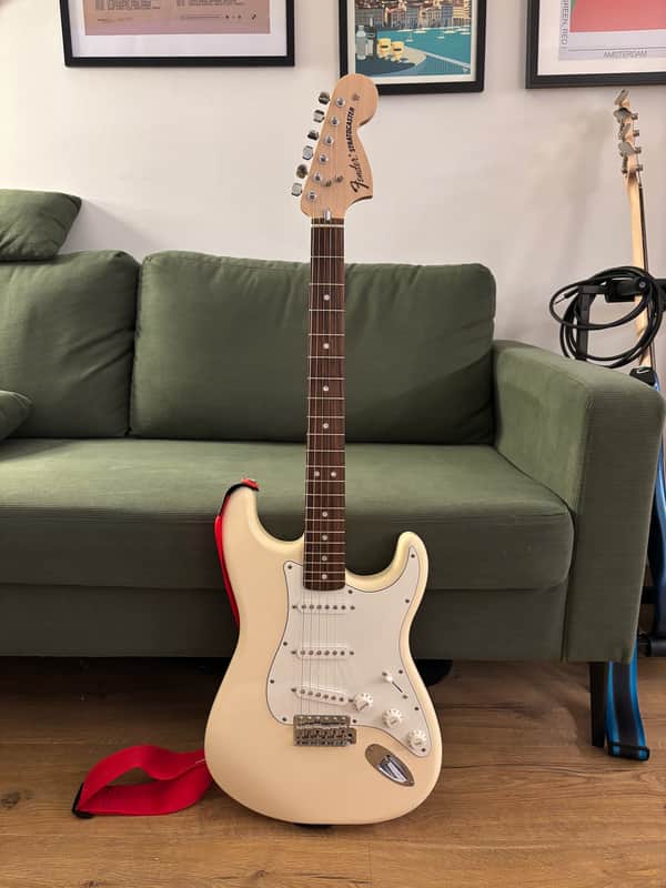 Fender Albert Hammond Jr Stratocaster - Olympic White
