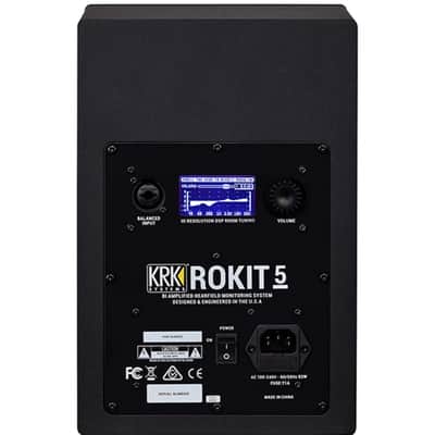 KRK RP-5 Rokit G4 2-Way 5" Active Studio Monitors (Pair) 2019 - 2021 - Black image 5