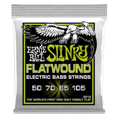 Ernie Ball P02812 Regular Slinky Flatwound Bass Set, .050 - .105 image 1