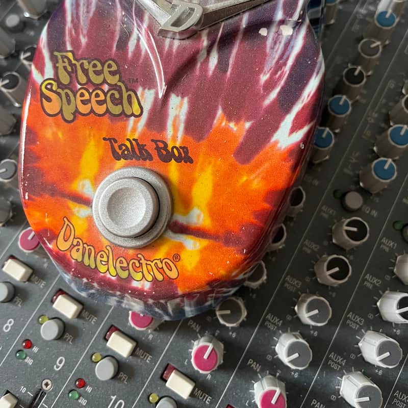 2010s Danelectro Free Speech Talk Box Tye Dye