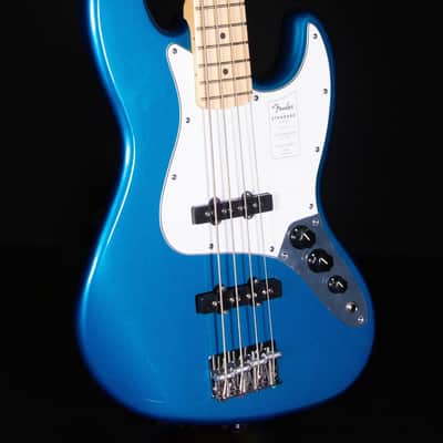 Fender Standard Jazz Bass, Maple FB, Aqua Marine Metallic image 4