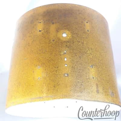 Leedy & Ludwig 15x12" Snare Drum 3Ply Shell Gold Sparkle Project Tom Vintage 40s image 3