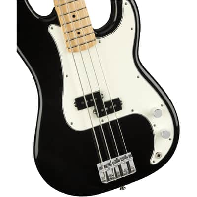 Fender Player Precision Electric Bass Guitar, Maple Fingerboard, Black image 9